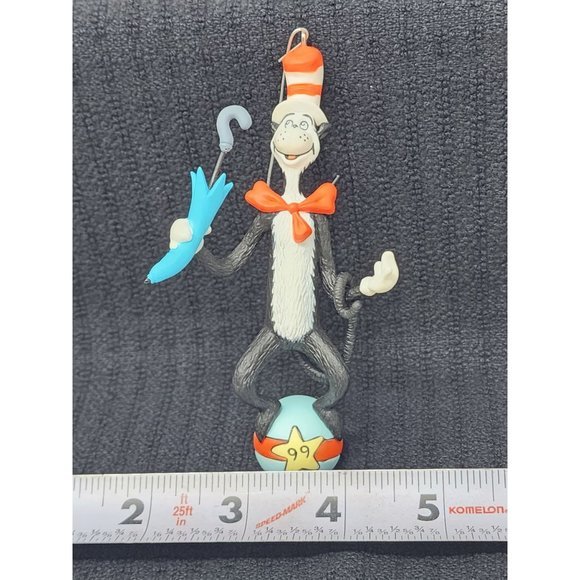 1999 Hallmark Keepsake The Cat In The‎ Hat Dr Seuss Christmas Ornament - Picture 9 of 9